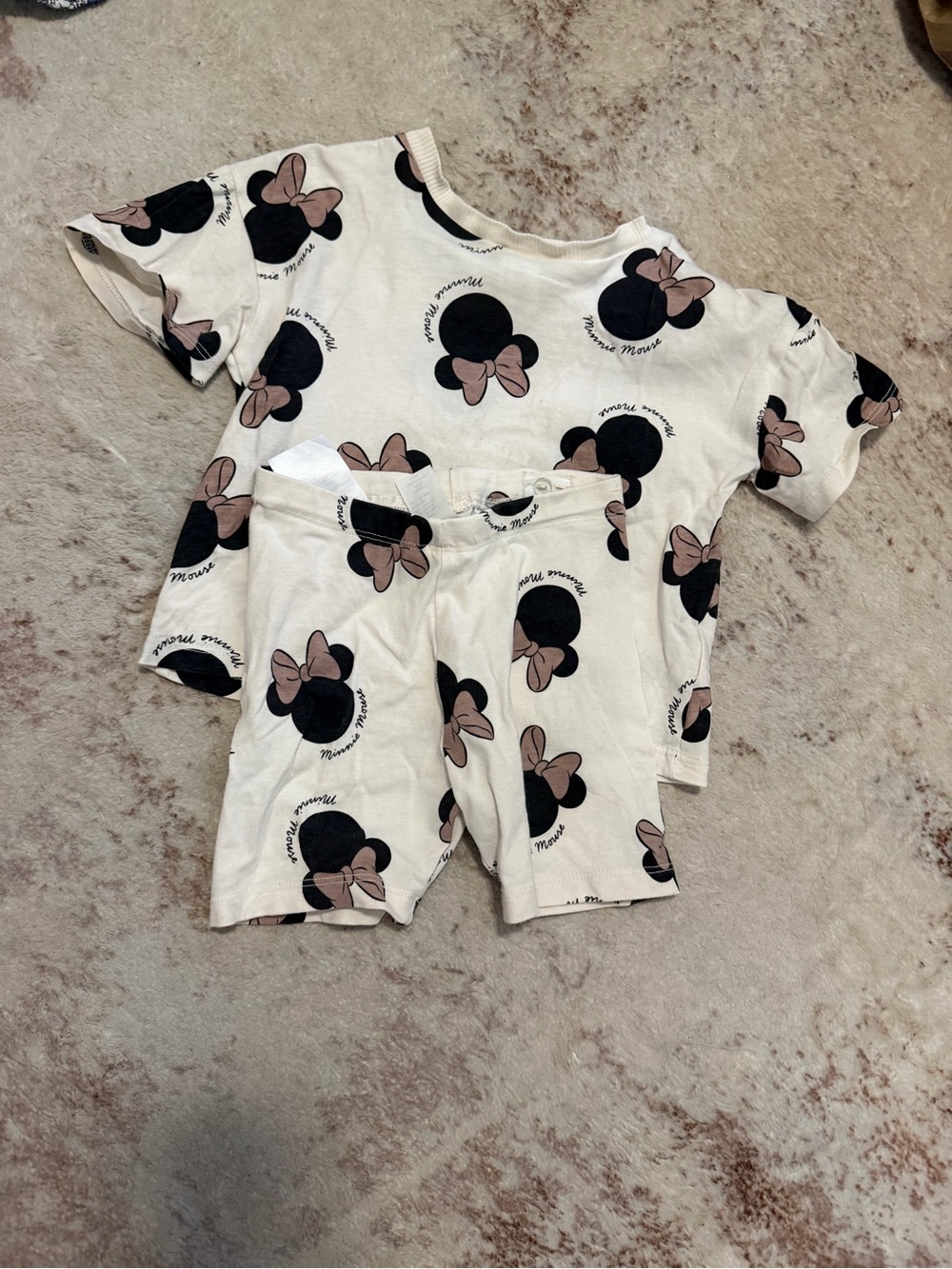 Disney H&M Minnie Mouse Set with Black & Pink Accents